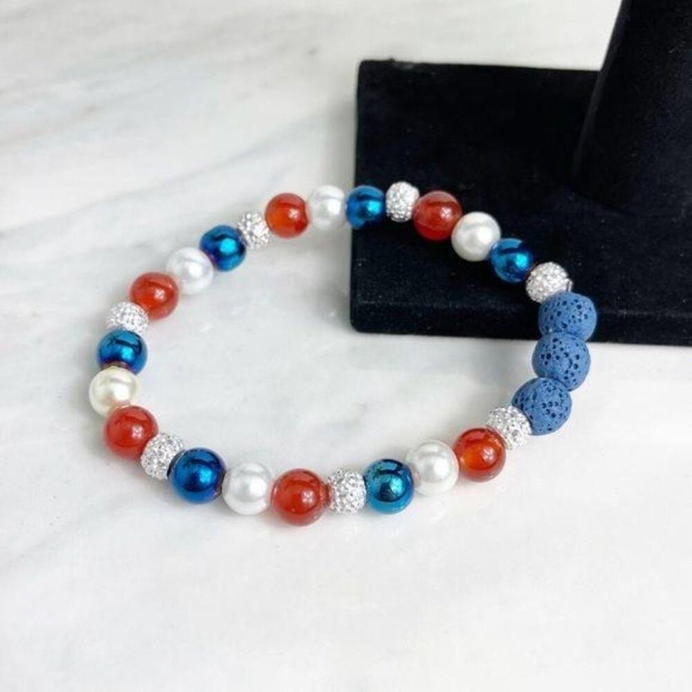 Aromatherapy Lava Stone Handmade Beaded Bracelet